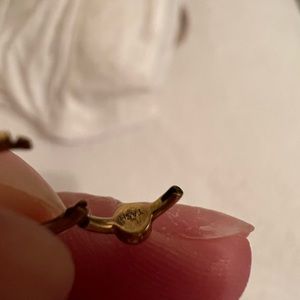 Maria Tash 14k Gold Scalloped Diamond 5'mm Hoop Clicker